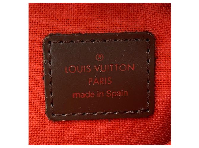 Borsa a tracolla Louis Vuitton Damier Ebene Geronimos N51994 Marrone - vista 14