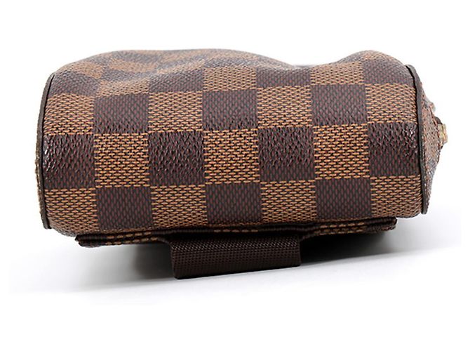 Borsa a tracolla Louis Vuitton Damier Ebene Geronimos N51994 Marrone - vista 4