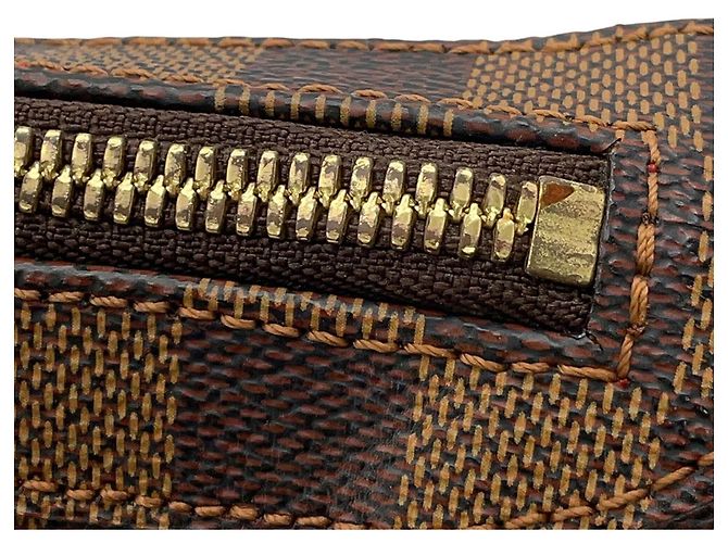 Borsa a tracolla Louis Vuitton Damier Ebene Geronimos N51994 Marrone - vista 9