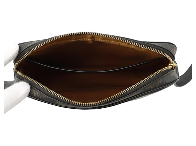 Céline Borsa Celine Triomphe Horizontal Medium Marrone - vista 5
