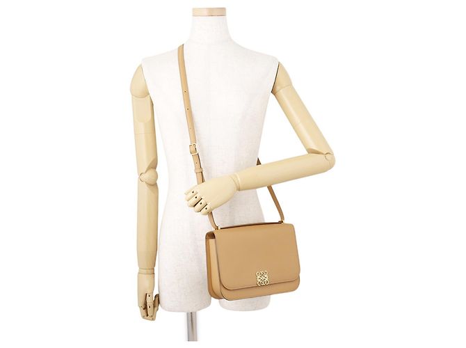 Borsa a tracolla Loewe Goya Medium Marrone - vista 4