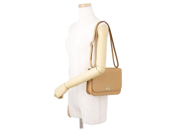 Borsa a tracolla Loewe Goya Medium Marrone - vista 5