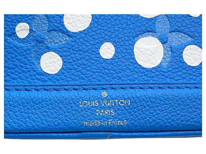 Borsa Louis Vuitton Monogram Empreinte Bianco Blu - vista 11