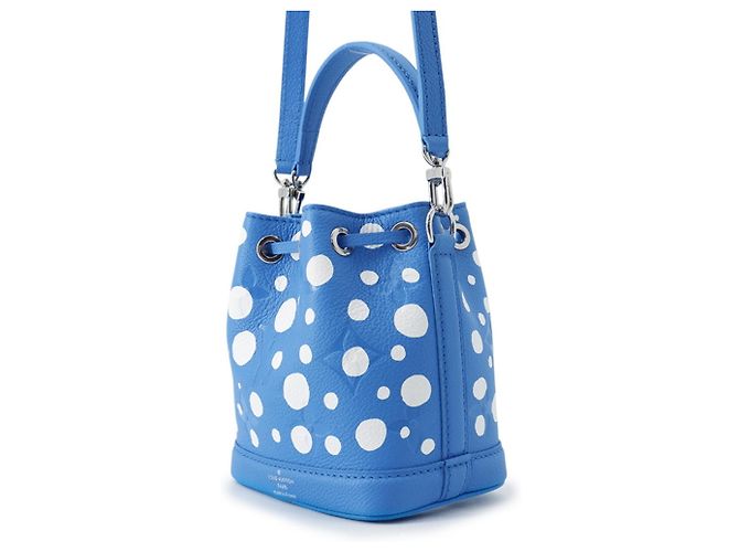 Borsa Louis Vuitton Monogram Empreinte Bianco Blu - vista 2