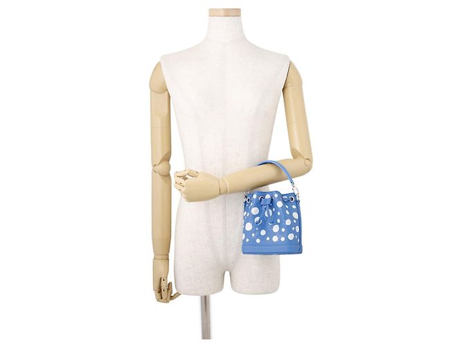 Borsa Louis Vuitton Monogram Empreinte Bianco Blu - vista 3
