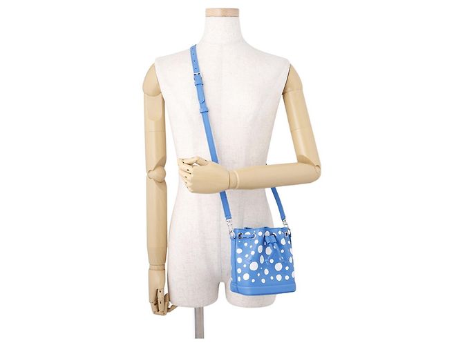 Borsa Louis Vuitton Monogram Empreinte Bianco Blu - vista 4