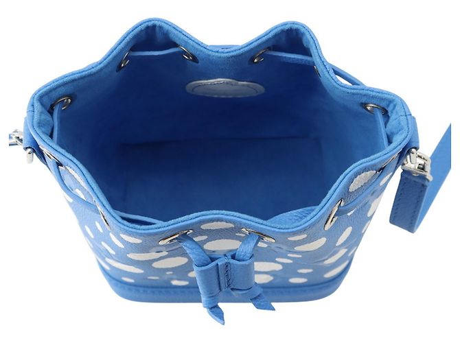 Borsa Louis Vuitton Monogram Empreinte Bianco Blu - vista 5