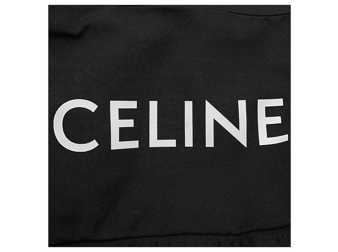 Céline Celine Sac Banane Trekking Small Belt Canvas 116362DMT Noir - vue 13