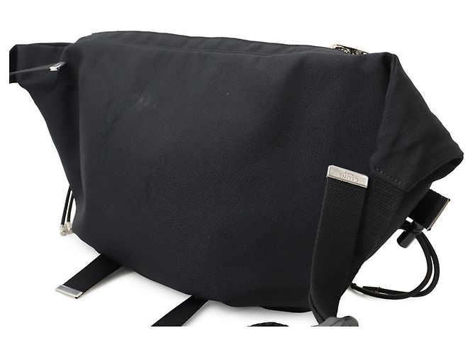 Céline Celine Sac Banane Trekking Small Belt Canvas 116362DMT Noir - vue 3