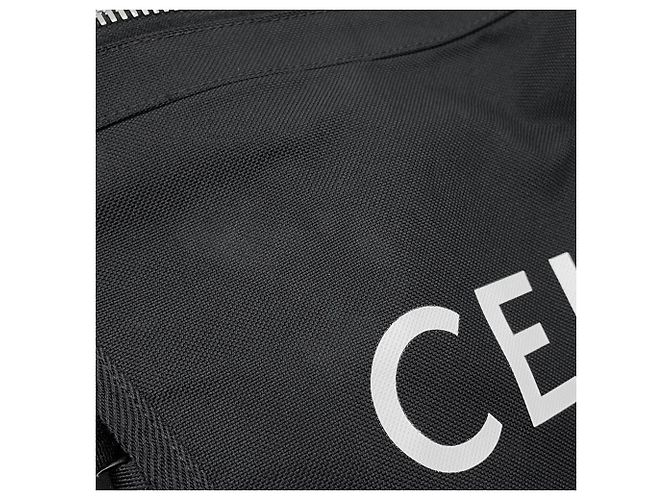 Céline Celine Sac Banane Trekking Small Belt Canvas 116362DMT Noir - vue 7