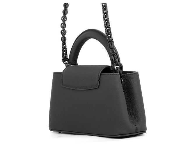 Borsa Louis Vuitton Capucines EW MINI Nero - vista 2