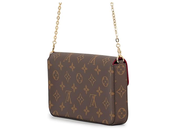 Louis Vuitton Monogram Pochette Felicie Fuschia Monogramma - vista 2
