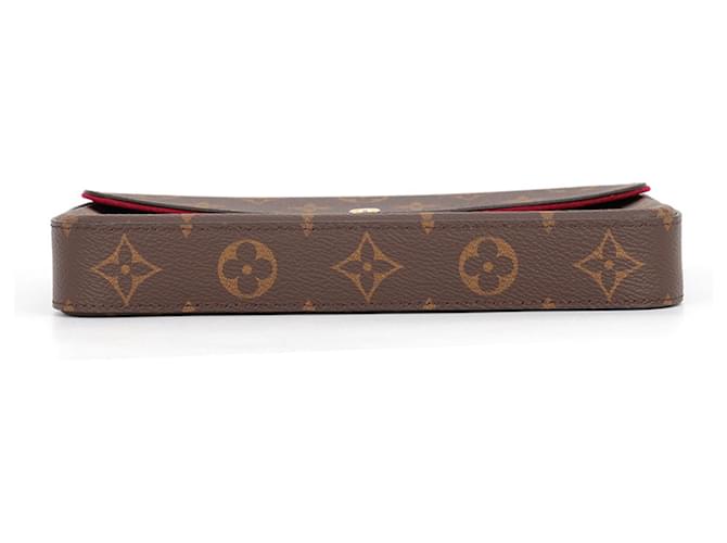 Louis Vuitton Monogram Pochette Felicie Fuschia Monogramma - vista 3