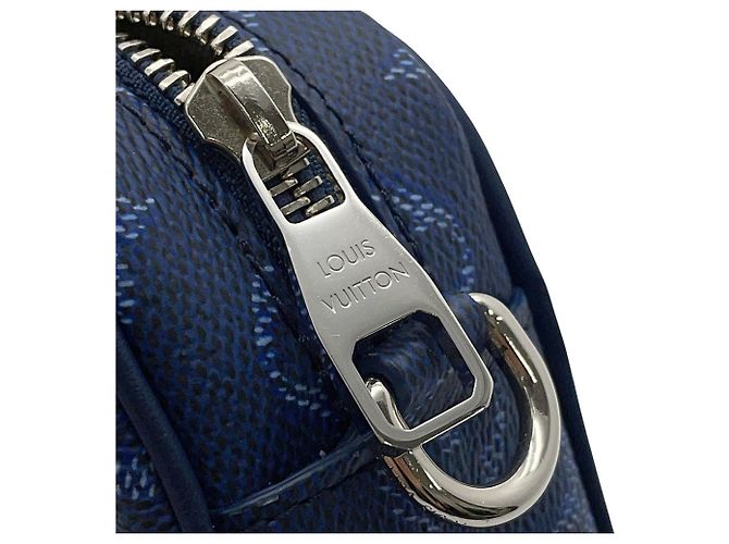 Sac à épaule Louis Vuitton Monogram Heritage Trocadero Bleu - vue 6