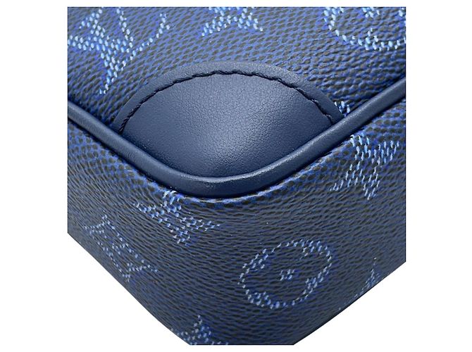 Sac à épaule Louis Vuitton Monogram Heritage Trocadero Bleu - vue 8