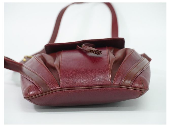 Cartier Vintage must de Cartier Leather Bordò - vista 7