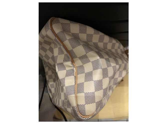 Borsa Louis Vuitton Speedy 35 Damier Azur Damier ebene - vista 4