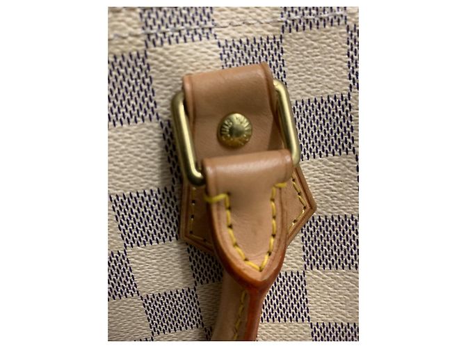 Borsa Louis Vuitton Speedy 35 Damier Azur Damier ebene - vista 8
