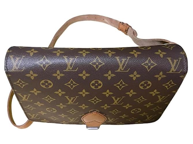 Borsa a tracolla Louis Vuitton Monogram Canvas Marrone Monogramma - vista 3