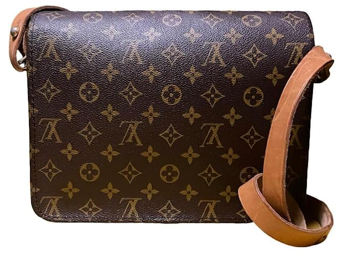 Borsa a tracolla Louis Vuitton Monogram Canvas Marrone Monogramma - vista 7