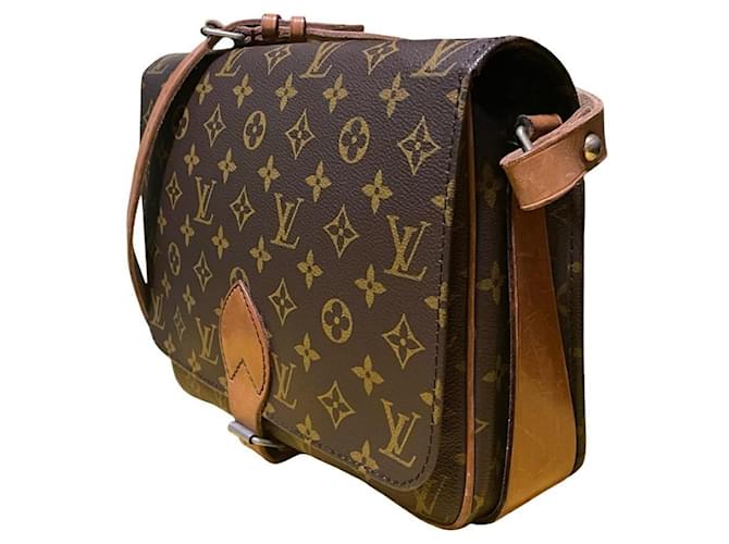 Borsa a tracolla Louis Vuitton Monogram Canvas Marrone Monogramma - vista 8