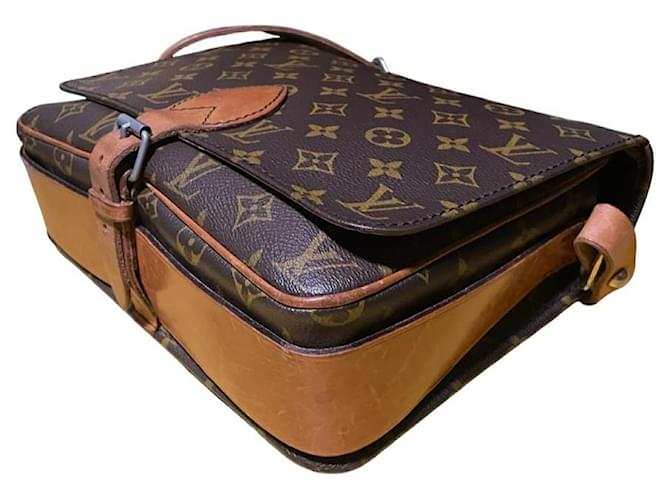 Borsa a tracolla Louis Vuitton Monogram Canvas Marrone Monogramma - vista 9