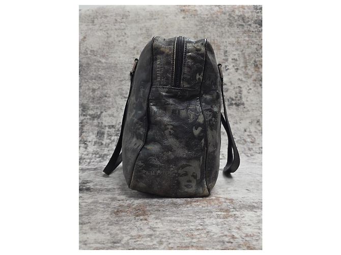 Borsa Boston Jean Paul Gaultier Marlene Dietrich Pelle Verde - vista 5