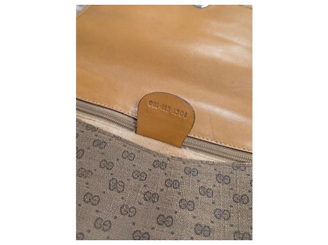 Borsa Gucci Ophidia in Tela GG Marrone - vista 10