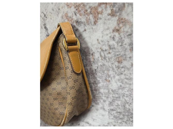 Borsa Gucci Ophidia in Tela GG Marrone - vista 4