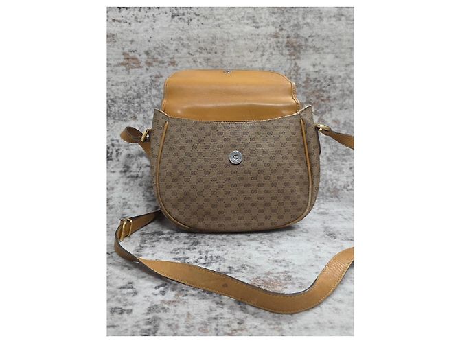 Borsa Gucci Ophidia in Tela GG Marrone - vista 7