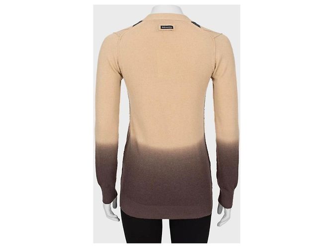 Dolce & Gabbana Argyle Cardigan Braun Beige Anthrazitgrau - Ansicht 3
