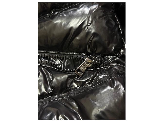 Giacca Moncler Nera Lucida Nero - vista 4