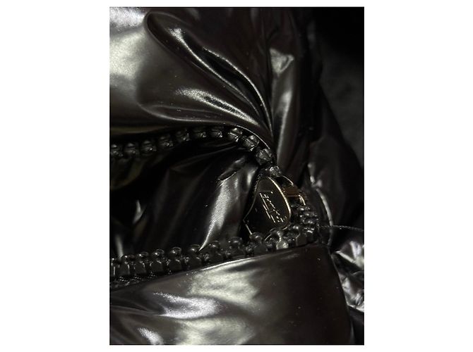 Giacca Moncler Nera Lucida Nero - vista 5