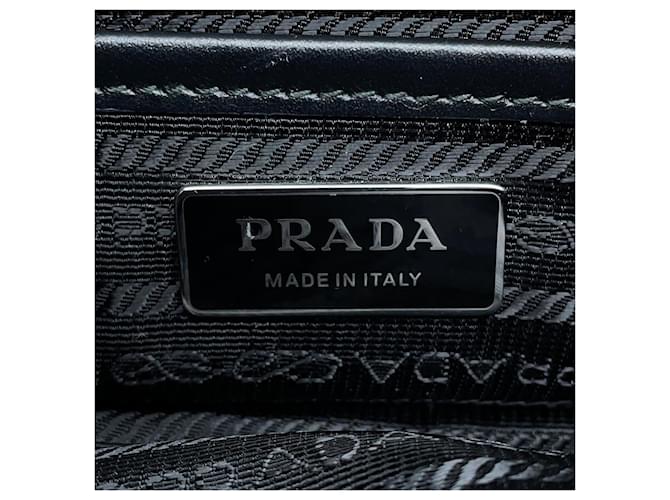 Borsa a tracolla Prada in nylon nero - vista 12