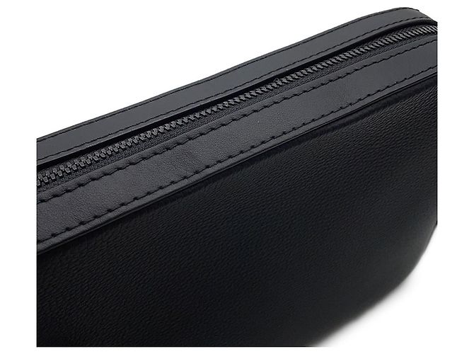 Borsa a tracolla Louis Vuitton in pelle nera Nero - vista 7