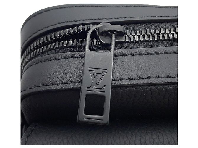 Borsa a tracolla Louis Vuitton in pelle nera Nero - vista 8