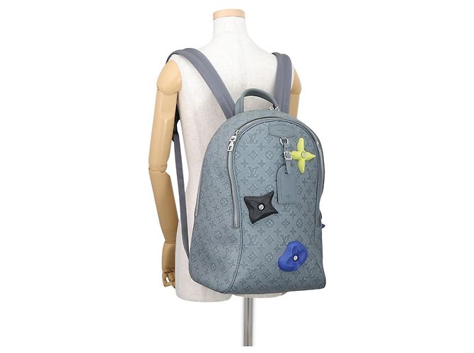 Zaino Louis Vuitton Taurillon Climbing Ellipse Marrone Multicolore - vista 4