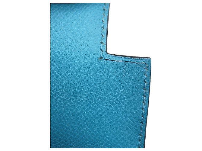 Hermès Borsa Hermes Kelly 25 in pelle Epsom Blue Nord - vista 10