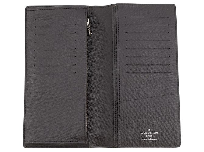 Louis Vuitton Damier Savanna Portefeuille Brazza Long Wallet Marrone - vista 4
