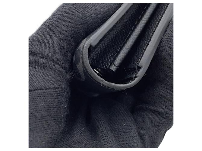 Brazza Cartera larga Louis Vuitton Monogram Eclipse Negro - vista 12