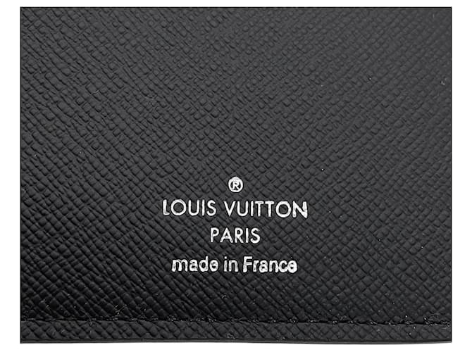 Brazza Cartera larga Louis Vuitton Monogram Eclipse Negro - vista 13