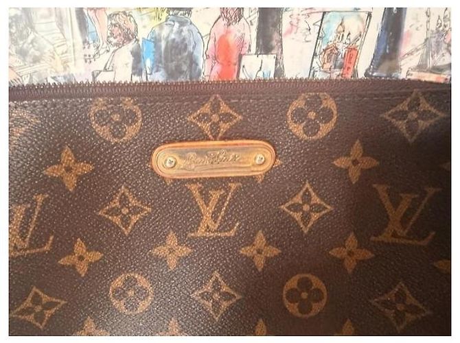 Louis Vuitton Monogram Pochette Felicie Marrone Monogramma - vista 6