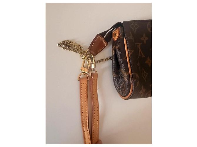 Louis Vuitton Monogram Pochette Felicie Marrone Monogramma - vista 7