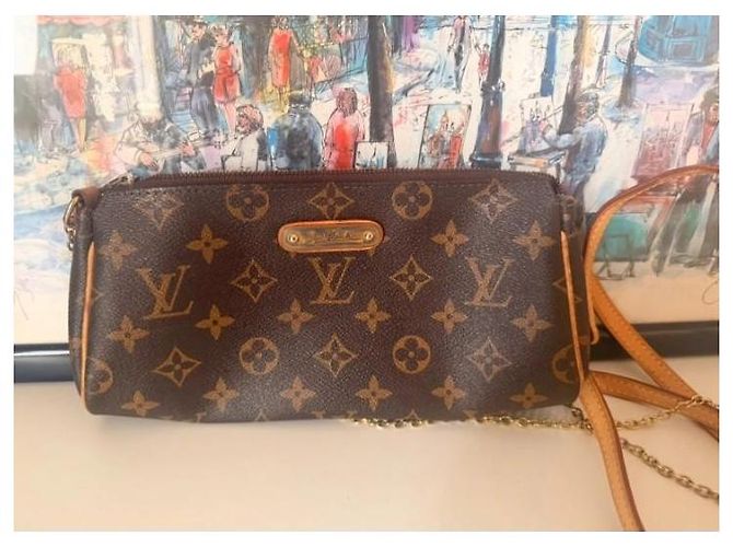 Louis Vuitton Monogram Pochette Felicie Marrone Monogramma - vista 8