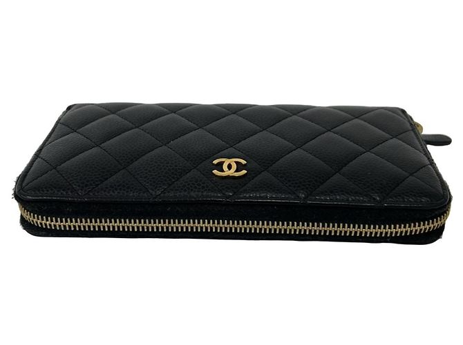 Chanel Matelassé Coco Mark Langbeutel Schwarz - Ansicht 3