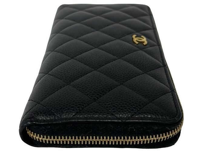 Chanel Matelassé Coco Mark Langbeutel Schwarz - Ansicht 5