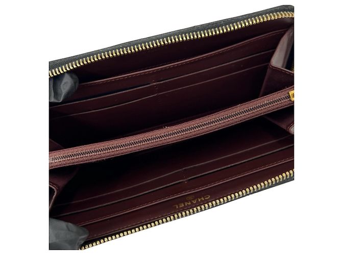 Chanel Matelassé Coco Mark Langbeutel Schwarz - Ansicht 7