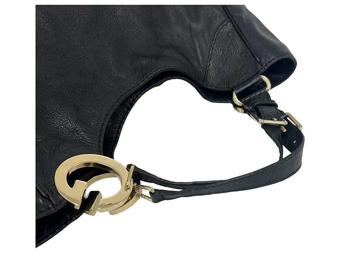 Gucci Charlotte Guccissima Leder-Tote-Bag mit G-Logo Schwarz - Ansicht 4