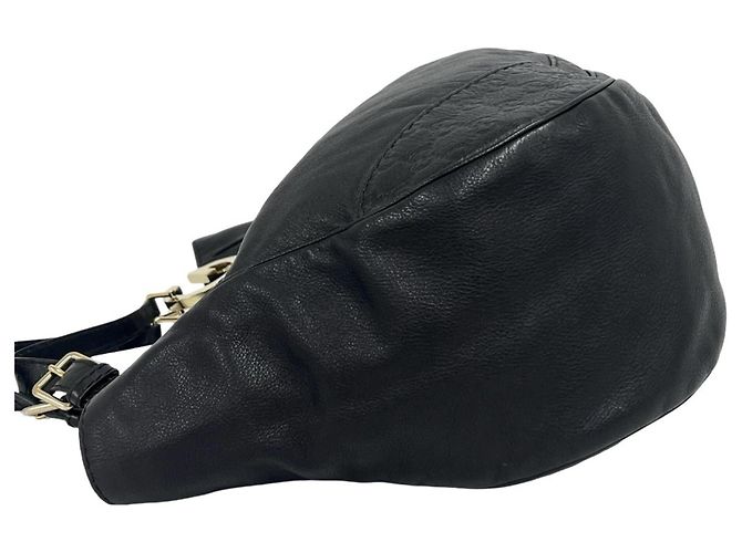 Gucci Charlotte Guccissima Leder-Tote-Bag mit G-Logo Schwarz - Ansicht 5