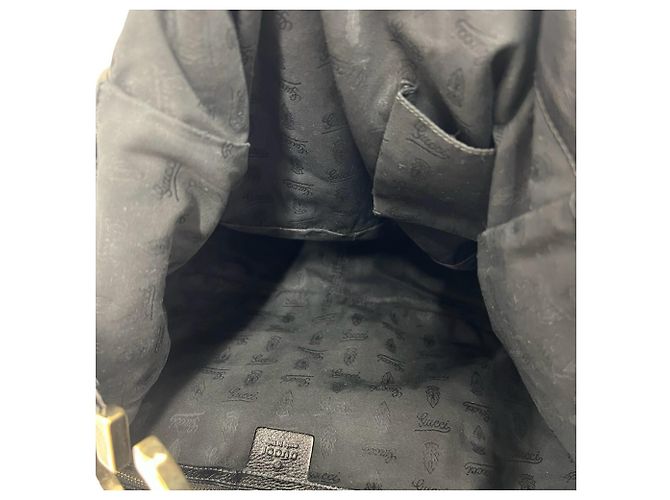 Gucci Charlotte Guccissima Leder-Tote-Bag mit G-Logo Schwarz - Ansicht 9